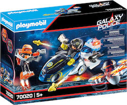 Playmobil Poliția Galaxy Galaxy Police Motorcycle pentru 5+ ani