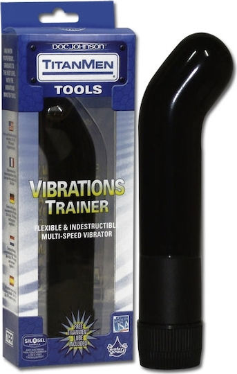 Doc Johnson TitanMen Tools Vibrator G-Spot 20cm Black