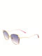 Bolon Women Sunglasses with Rose Gold Metallic Frame and Gradient Lens BL7121A33