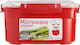 Sistema Lunchbox Kunststoff Red Geeignet für die Mikrowelle 2400ml 1Stück