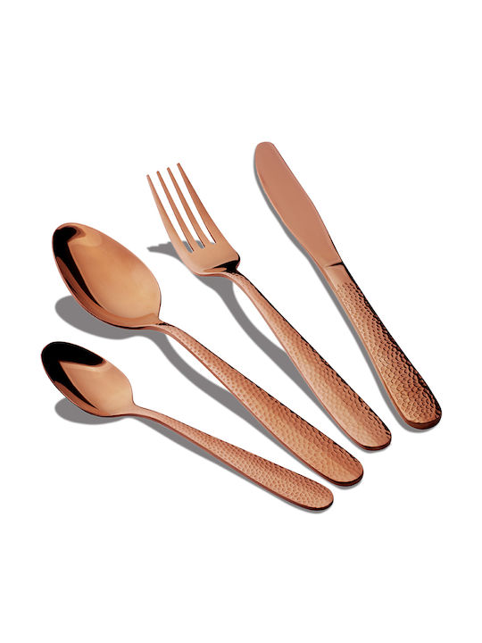 Berlinger Haus 24-Piece Stainless Steel 18/10 Rose Gold Cutlery Set Rose Gold Edition