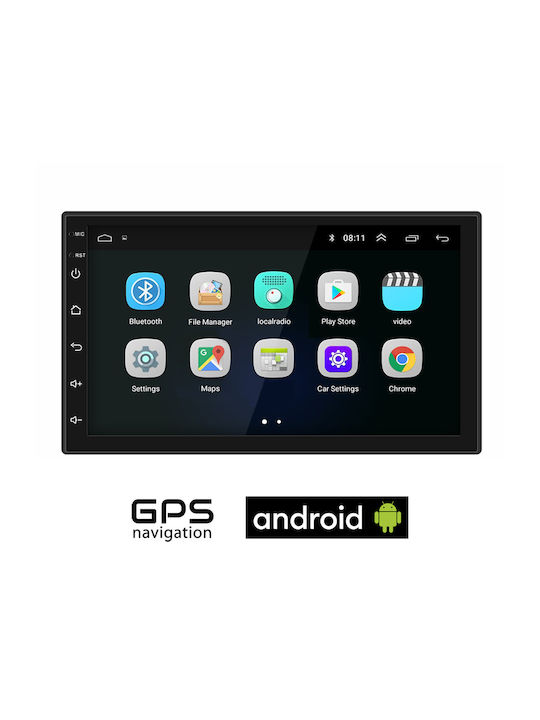 Sistem Audio Auto 2DIN (Bluetooth/USB/AUX/WiFi/GPS/Partitură) cu Ecran Tactil 7"