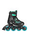 Powerslide Joker Sky Inline Αυξομειούμενα Rollers Μαύρα Παιδικά