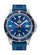 Swiss Military by Chrono Watch Battery with Blue Rubber Strap SM34082.08