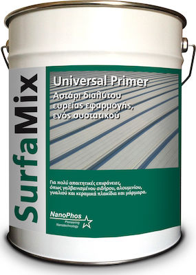 Nanophos SurfaMix Universal Primer Αστάρι Διαλύτου Ευρείας Εφαρμογής Suitable for Aluminum / Glass / Construction Materials / Non-Ferrous Metals 1lt