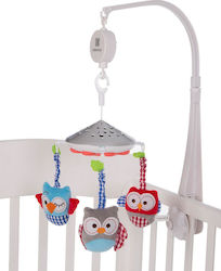 Kikka Boo Mobilă Pătuț cu proiector Owls pentru 0++ Luni 31201010141