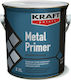Kraft Metal Primer Υπόστρωμα Κατάλληλο για Μέταλλο / Ξύλο / Τοιχοποιία 0.75lt