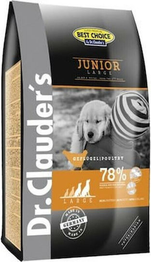 Dr.Clauder's Best Choice Junior Large 12.5kg Dry Food Grain-Free & Gluten-Free for Large Breed Puppies with Chicken
