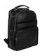 The Chesterfield Brand Austin Men's Leather Backpack Black 17.5lt