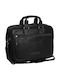 Seth Leather Men's Briefcase Black