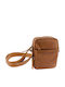Leather Men's Bag Shoulder / Crossbody Tabac Brown