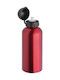 Papercraft ΑΩ-2 Aluminum Water Bottle 600ml Red Red