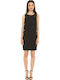 Vero Moda Summer Mini Evening Dress with Lace & Sheer Black