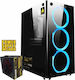 Armaggeddon NIMITZ TR1100 Gaming Midi Tower Computer Case Black