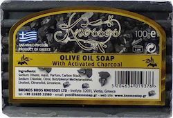 Knossos Soap Сапунени Блокчета Активен Въглен 100гр