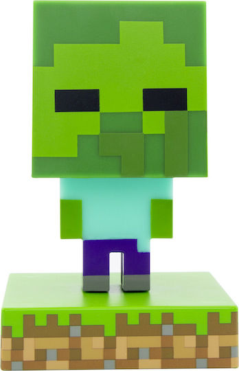 Paladone Kids Decorative Lamp Minecraft Zombie Green 10εκ.