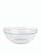 Homestyle Lys Salatieră Sticlă Transparentă 17x17cm 1buc