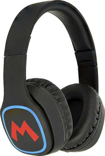 OTL Super Mario Icon Fără fir / Cu fir Pentru copii Over Ear Căști cu 30 ore de Funcționare Negre