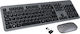 Yenkee YKM 2007CS Wireless Keyboard & Mouse Set English US Gray