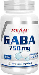 ActivLab Gaba 750mg 60 Κάψουλες ActivLab Gaba 750mg 60 Κάψουλες