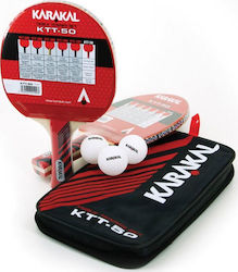 Karakal KTT 50 Set Set de Palete de Ping-Pong pentru Jucători Începători Karakal KTT 50 Set Set de Palete de Ping-Pong pentru Jucători Începători