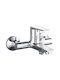 Bormann Elite BTW3010 Mischung Bade- / Duscharmatur Badewanne Silber