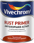 Vivechrom Rust Primer Αντισκωριακό Αστάρι Καφέ Suitable for Metal 0.375lt