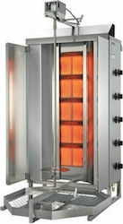 Potis Μηχανή Γύρου LPG GD 5 with Rotisserie for 120kg Potis Μηχανή Γύρου LPG GD 5 with Rotisserie for 120kg
