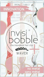 Invisibobble Διακοσμητικά Τσιμπιδάκια Μαλλιών Ροζ Waver I Lava You More 3τμχ