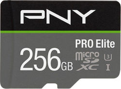 PNY Pro Elite microSDXC 256GB Clasa 10 U3 V30 A1 UHS-I