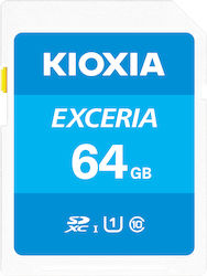 Kioxia Exceria SDXC 64GB Class 10 U1 UHS-I