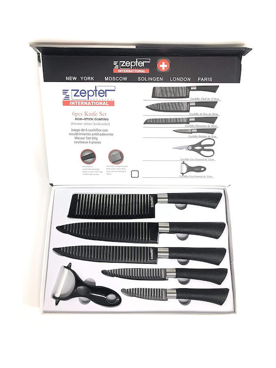 Zepter ZP-014 Knife Set of Stainless Steel 6pcs