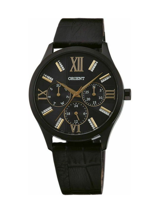 Orient Uhr mit Schwarz Lederarmband FSW02001B0