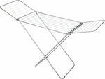 Sidirela Metallic Folding Floor Clothes Drying Rack with Hanging Length 20m