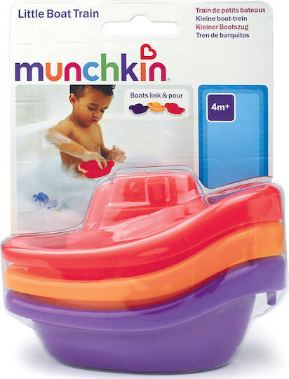 Munchkin Little Boat Train Bath Boats for 4++ Months 3pcs