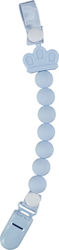 Nibbling Pacifier Clip Royal Crown