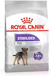 Royal Canin Mini Sterilised 8kg Hrană Uscată pentru Câini Adulți Sterilizați de Rase Mici cu Păsări de curte
