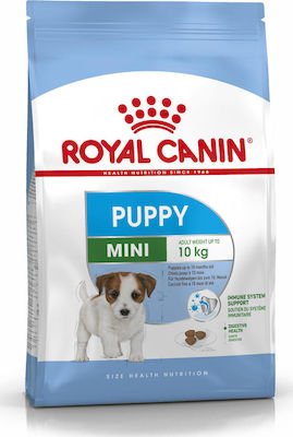 Royal Canin Mini Puppy 0.8kg Ξηρά Τροφή για Κουτάβια Μικρόσωμων Φυλών με Καλαμπόκι, Πουλερικά και Ρύζι