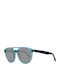 Web Men's Sunglasses with Turquoise Plastic Frame and Black Lens WE0123 87A