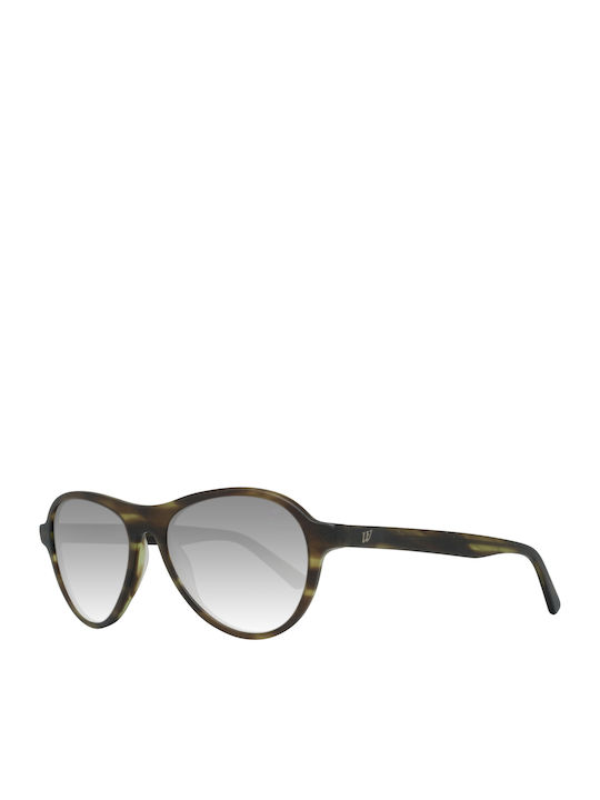 Web Unisex Sunglasses with Brown Tartaruga Plas...