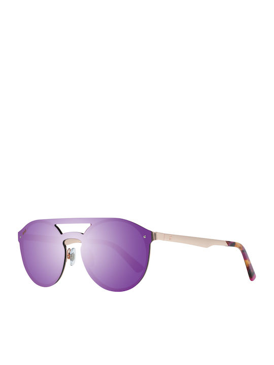 Web Men's Sunglasses with Gold Metal Frame and ...