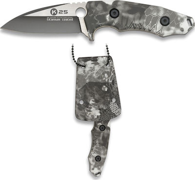 K25 Phyton Knife Phyton Black with Blade made of Stainless Steel in Sheath