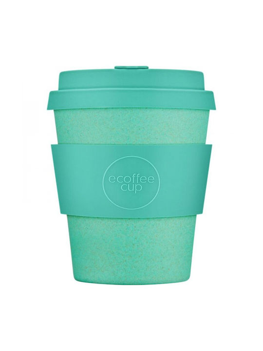 Ecoffee Cup Inca Κούπα Μπαμπού με Καπάκι Πράσινη 250ml