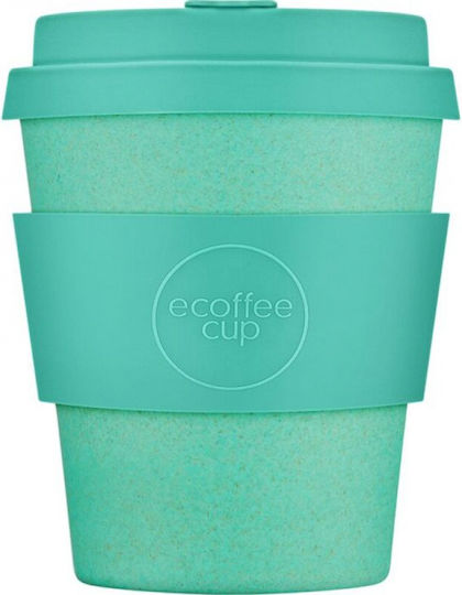 Ecoffee Cup Inca Κούπα Μπαμπού με Καπάκι Πράσινη 250ml