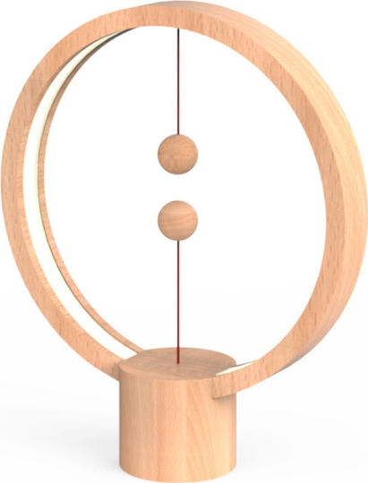 Allocacoc Διακοσμητικό Φωτιστικό Heng Balance Lamp Round LED Θερμό Λευκό 3500K 23x27x7εκ.