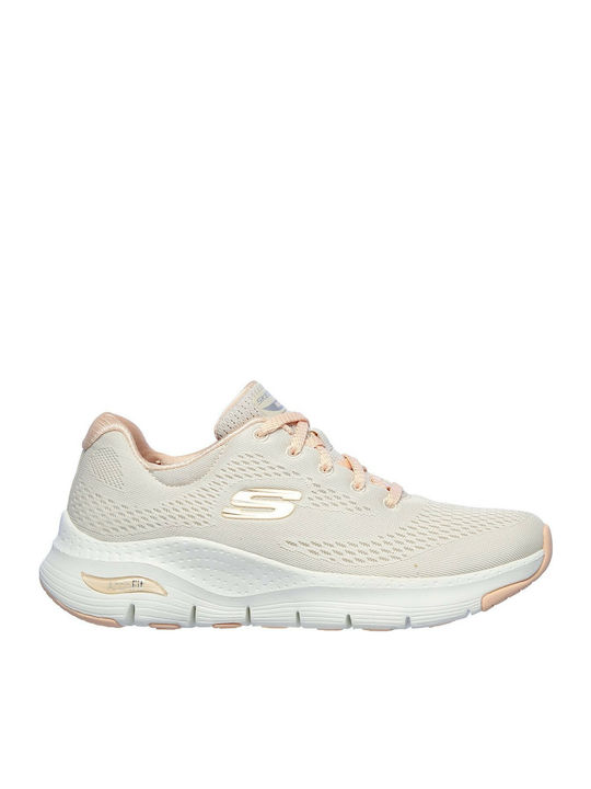 Skechers Arch Fit - Sunny Outlook Γυναικεία Αθλητικά Παπούτσια Running Μπεζ
