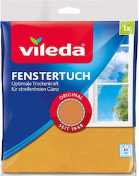 Vileda Microfibre Почистващи кърпи с микрофибър за стъкла Оранжев 40x36cm 1бр