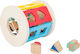 Small Foot Shape Sorting Toy Activity Wheel made of Wood for 12++ Months