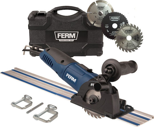 Ferm Plunge Circular Saw 500W with Speed Control and with Dust Extraction System