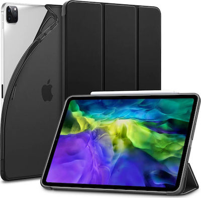 ESR Rebound Jelly Flip Cover Piele artificială / Silicon Negru (iPad Pro 2020 11")